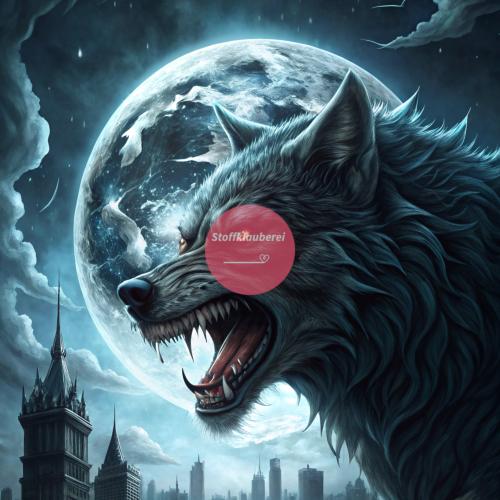 "Fenrir" Kunstleder 40x40cm